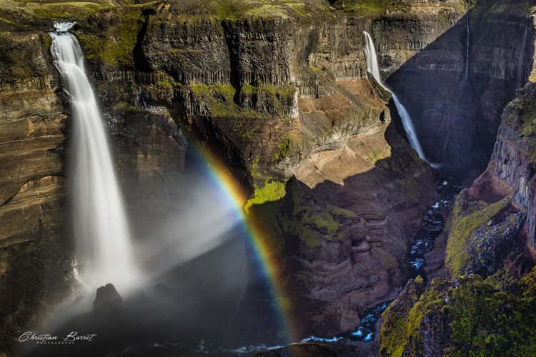 Haifoss waterfall