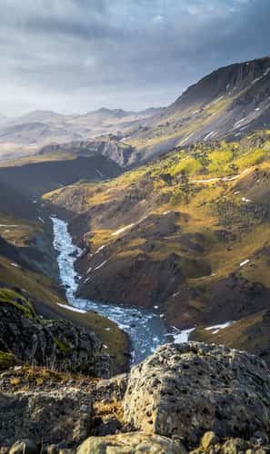 Fossa canyon, Iceland