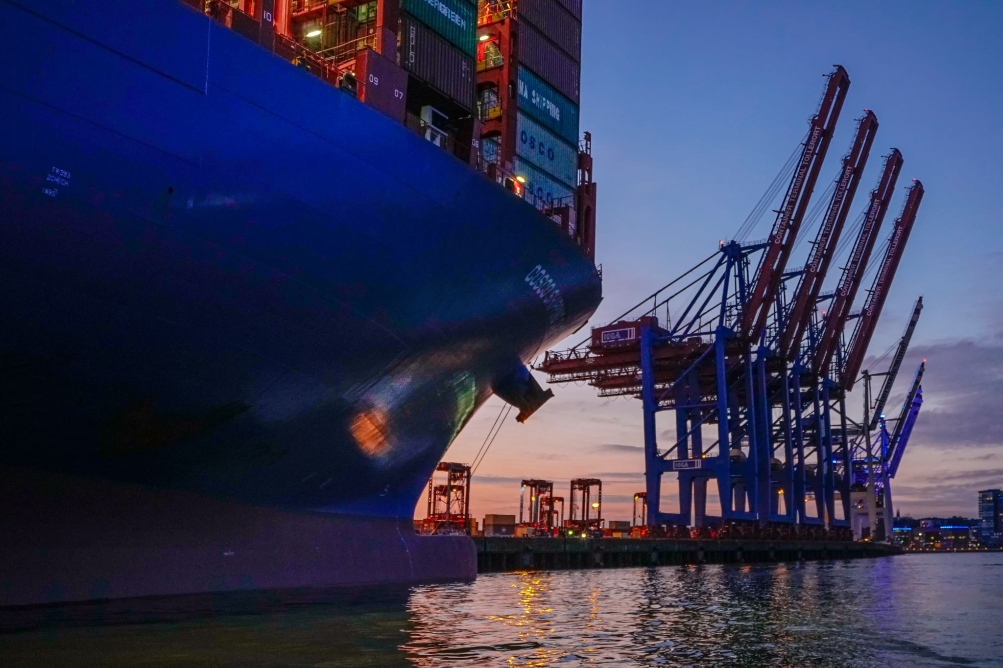 Hamburg Containerterminal Tollerort, Germany