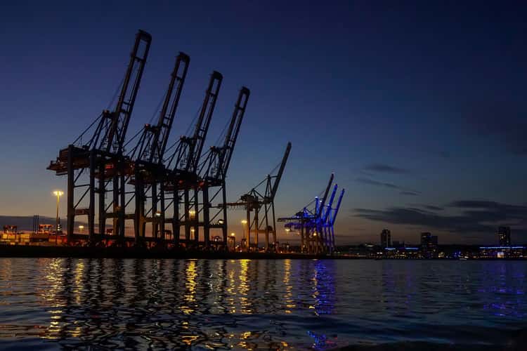 Hamburg Containerterminal Tollerort