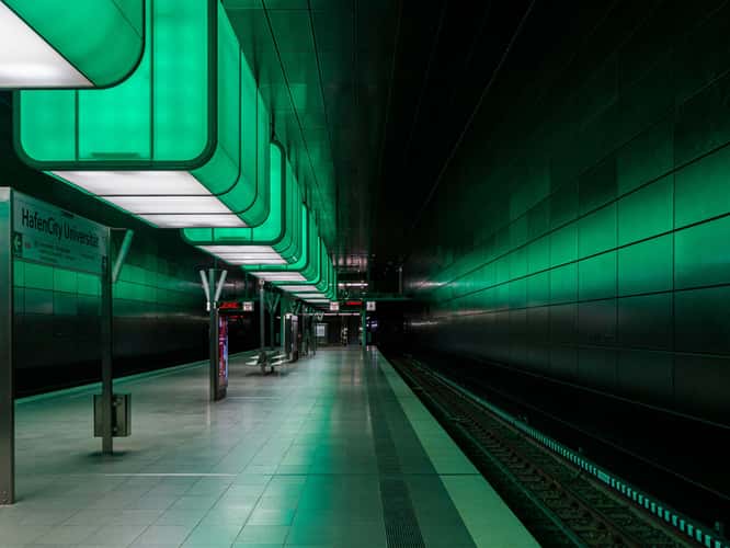 Metro Station, HafenCity Universität Hamburg