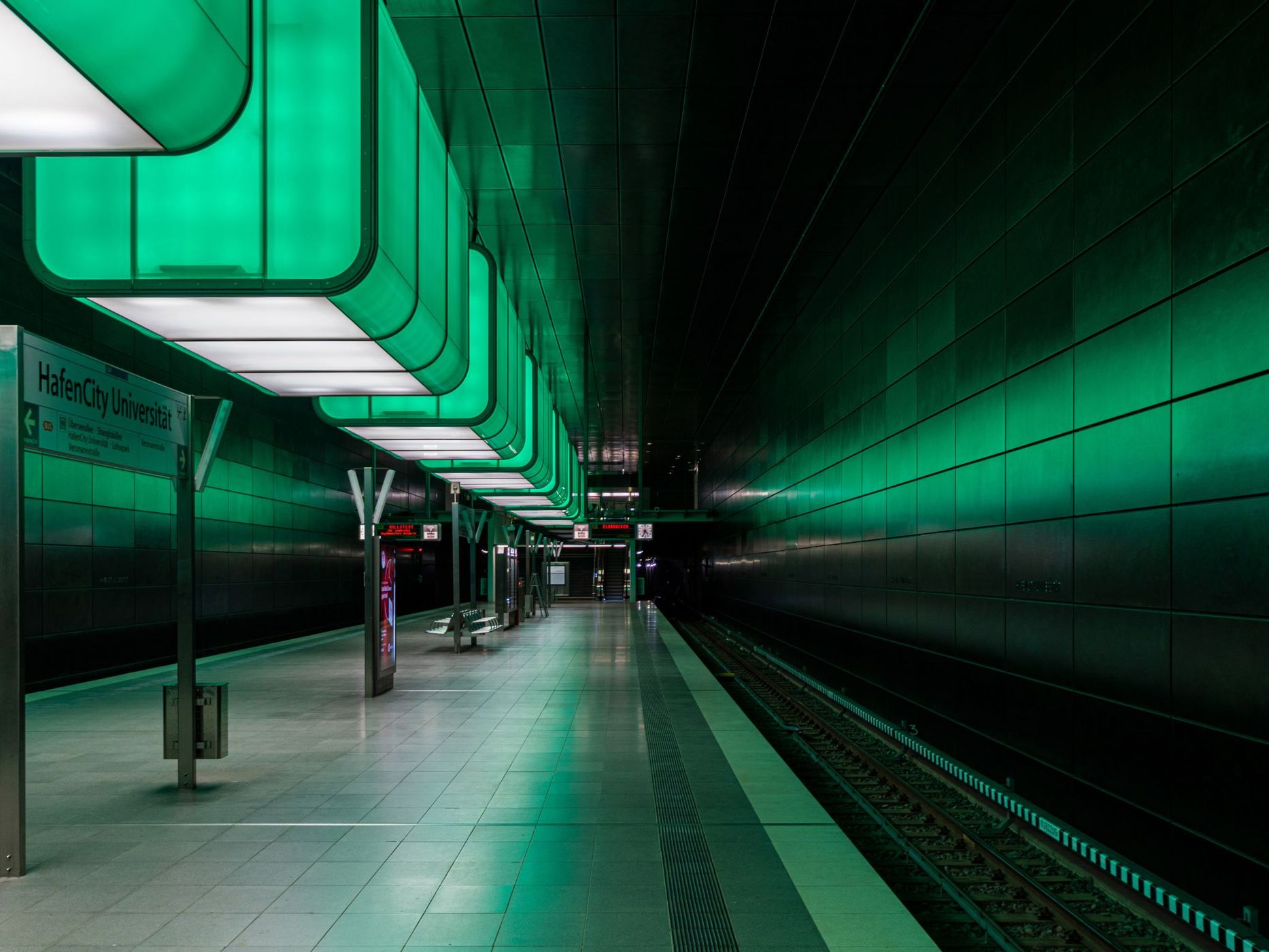 Metro Station, HafenCity Universität Hamburg, Germany