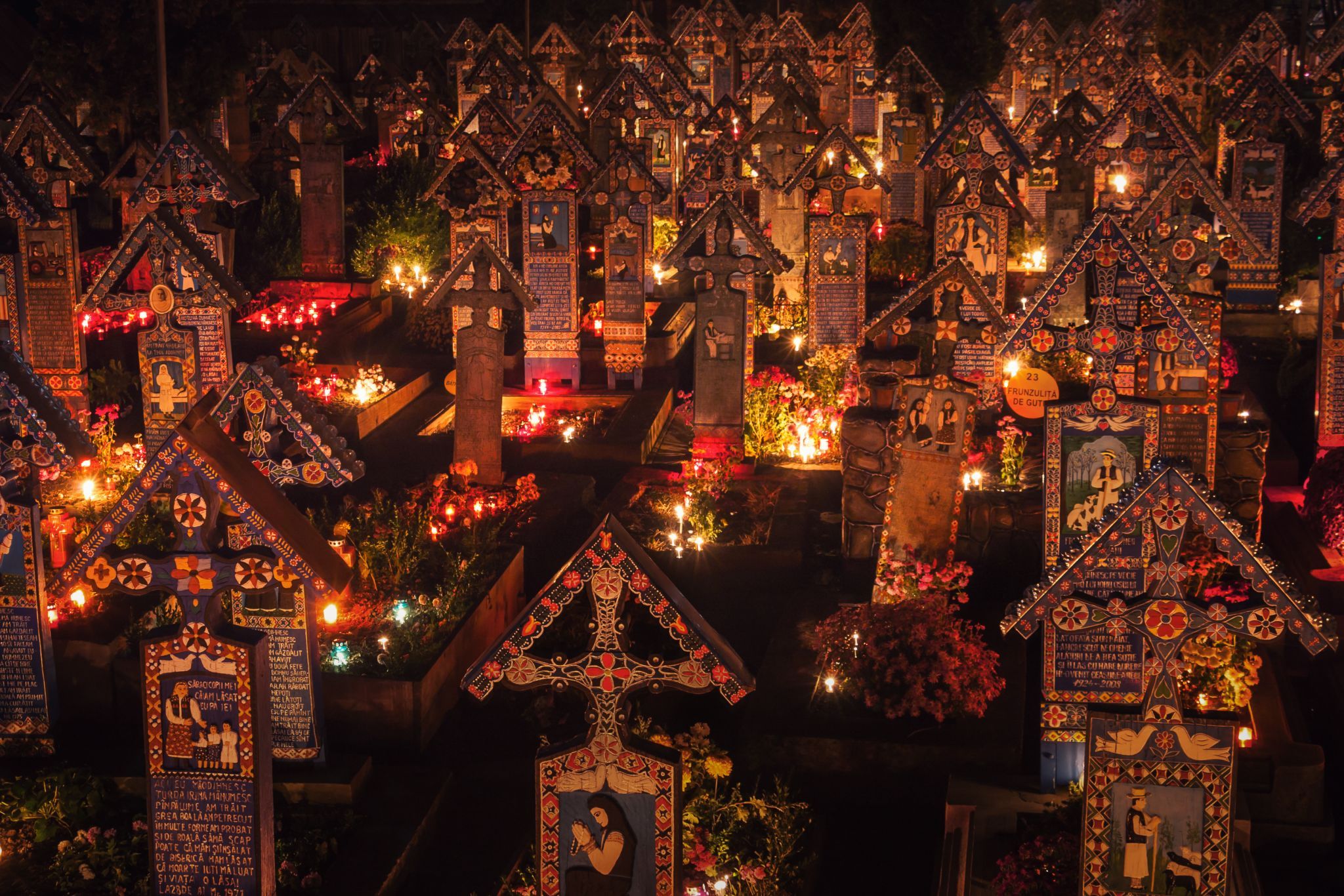 Happy graveyard, Romania