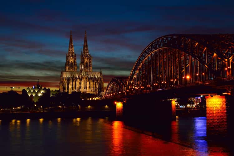 Hohenzollern Bridge with Cologne Cathedral, Cologne