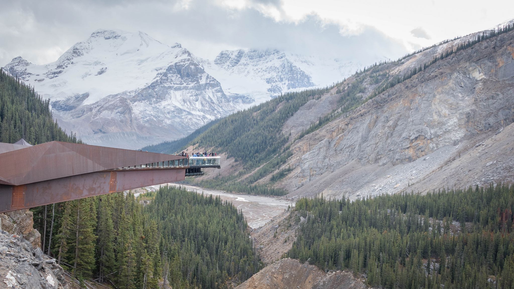 Icefields Parkway Skywalk Panorama, Canada