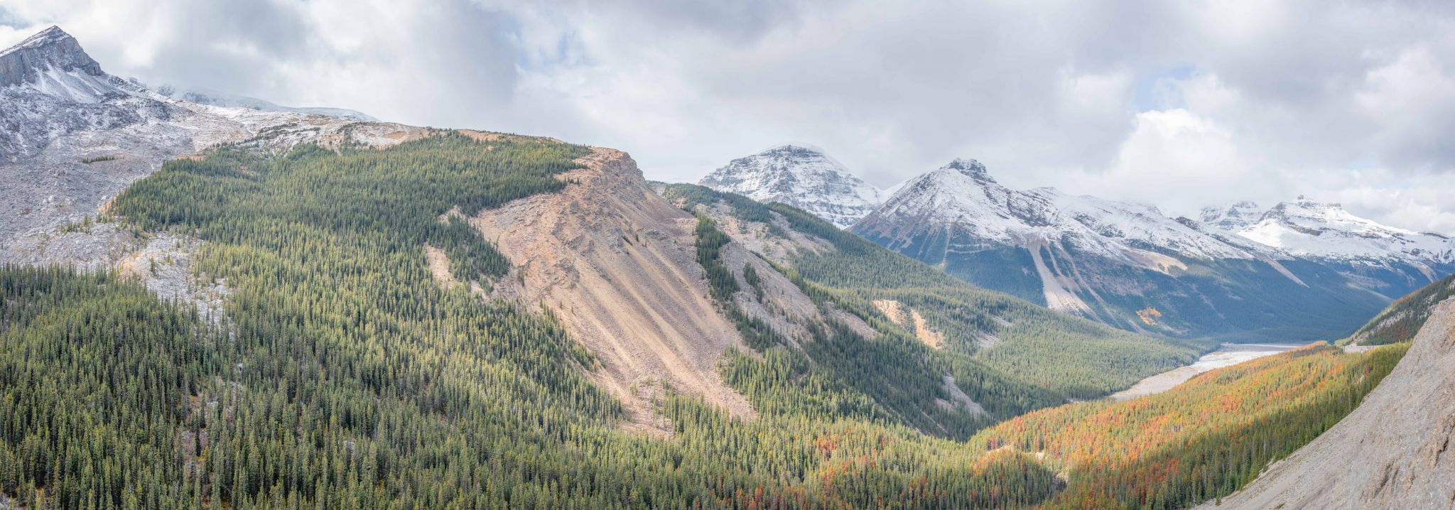 Icefields Parkway Skywalk Panorama, Canada