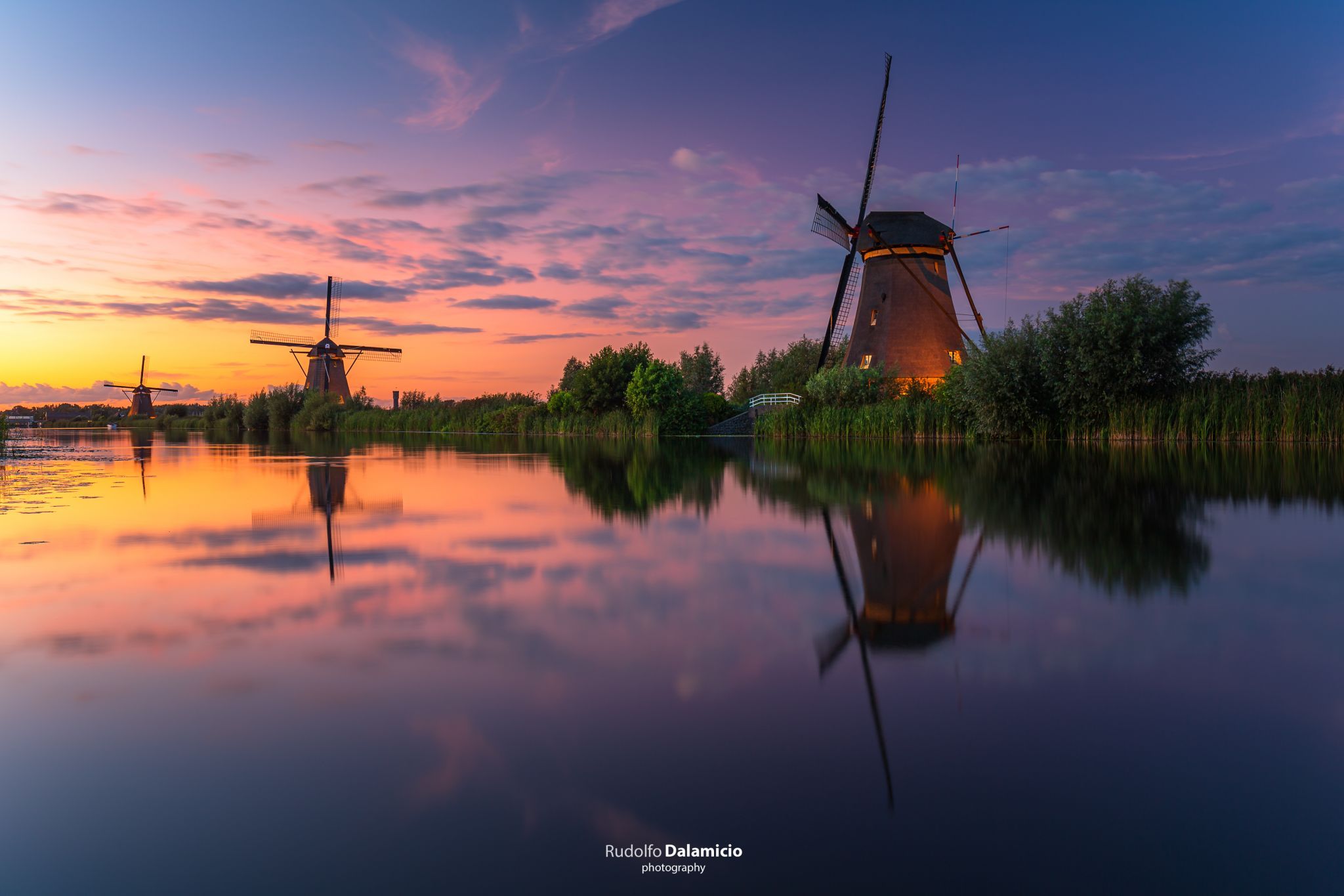 A different perspective on windmills, Kinderdijk, Netherlands