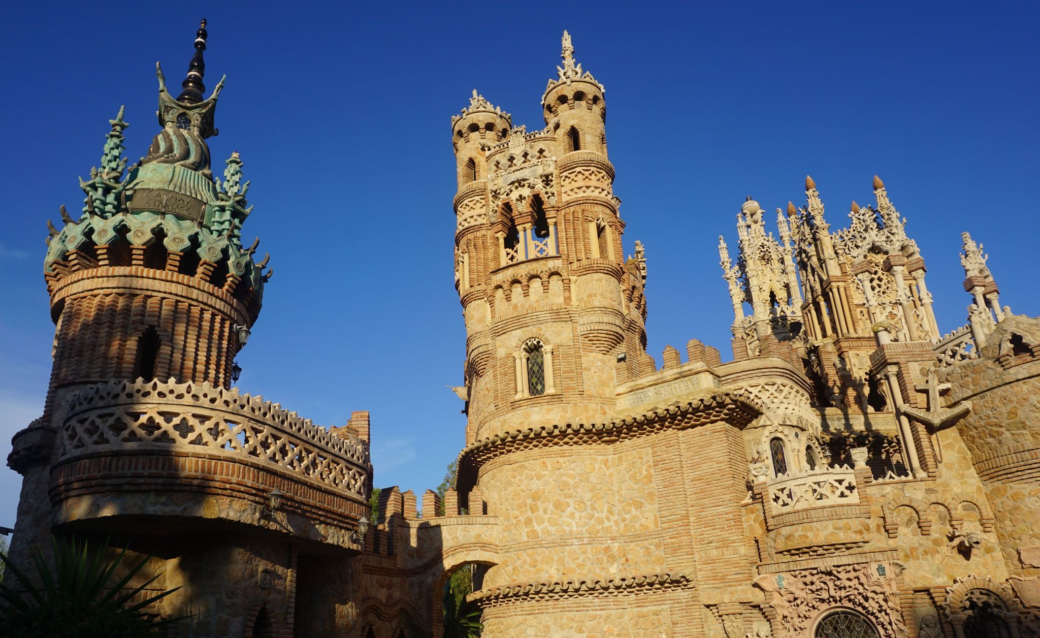 inside of Colomares Monument, Spain