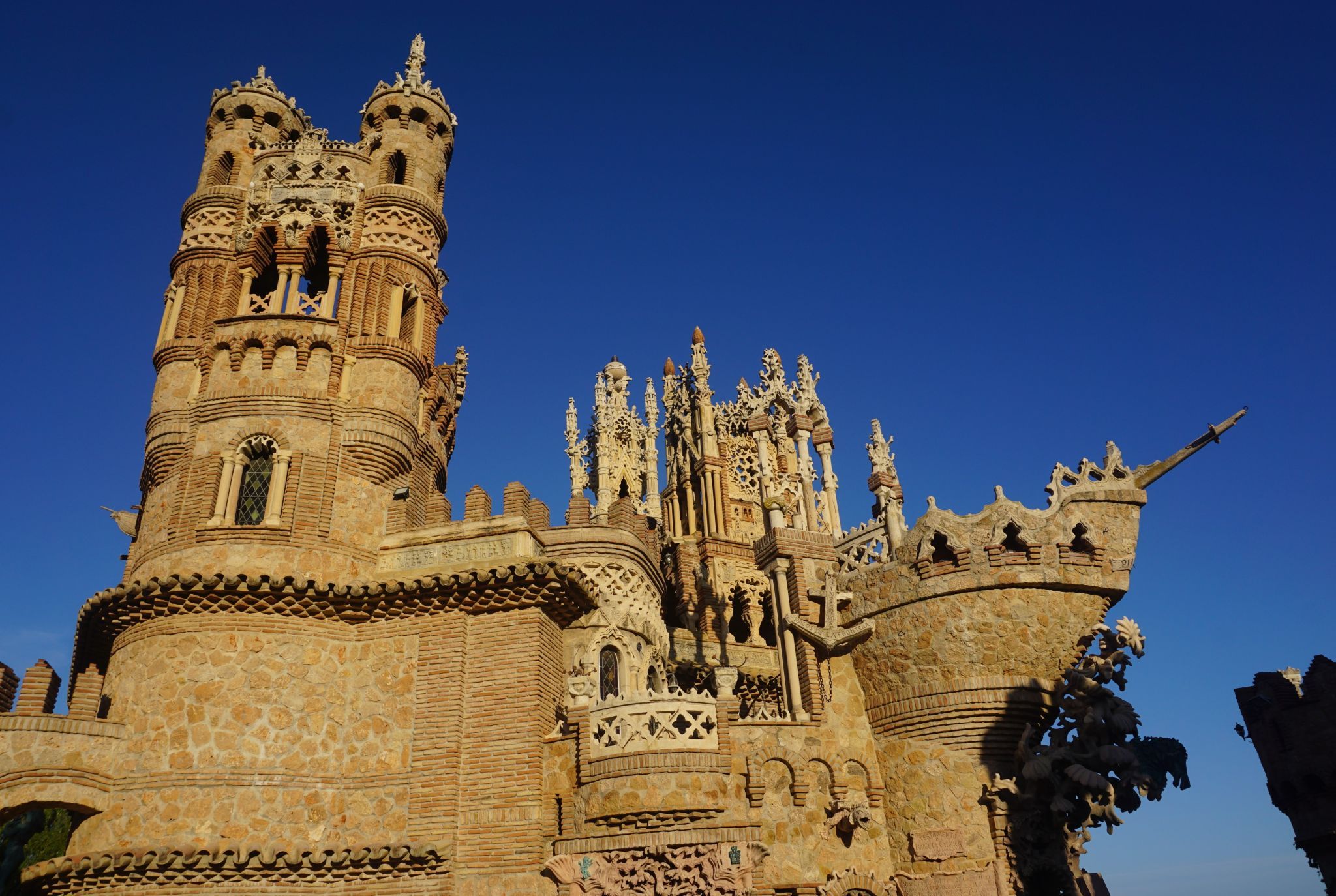 inside of Colomares Monument, Spain