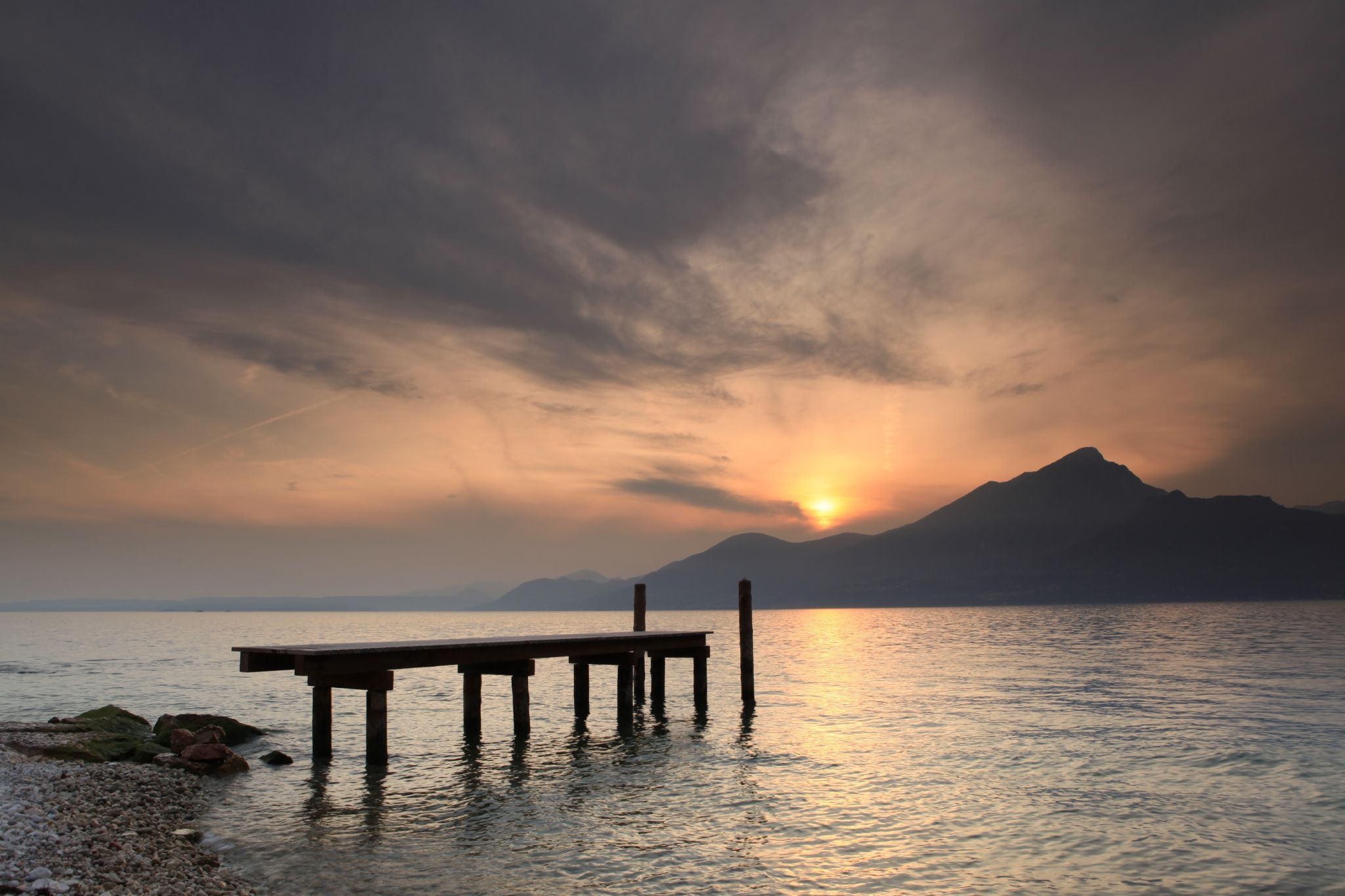 Italy Lake Garda Beach, Italy