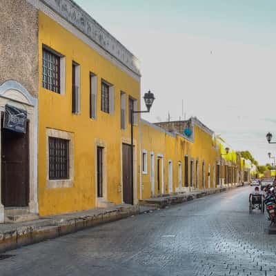 Izamal streets, Mexico