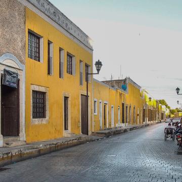 Izamal streets, Mexico