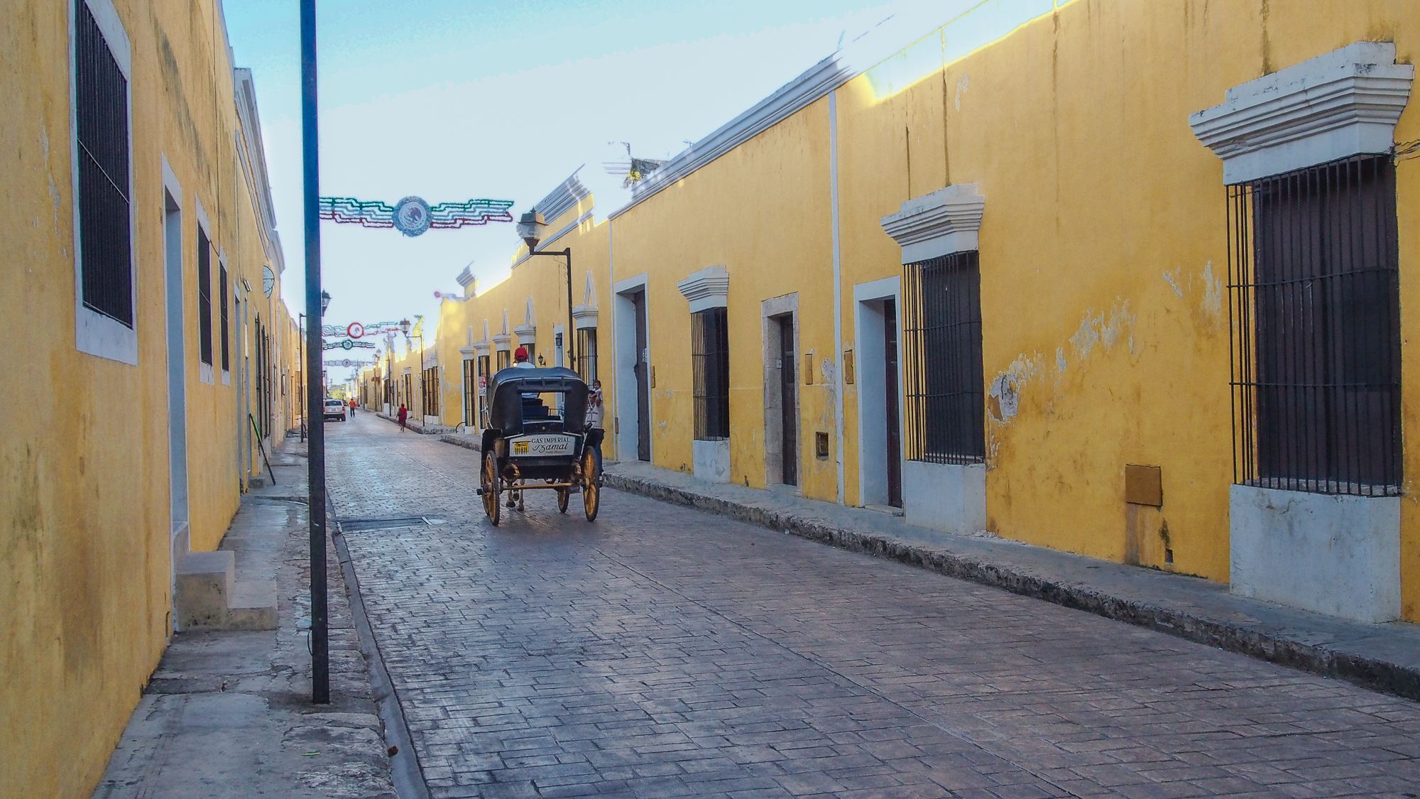 Izamal streets, Mexico