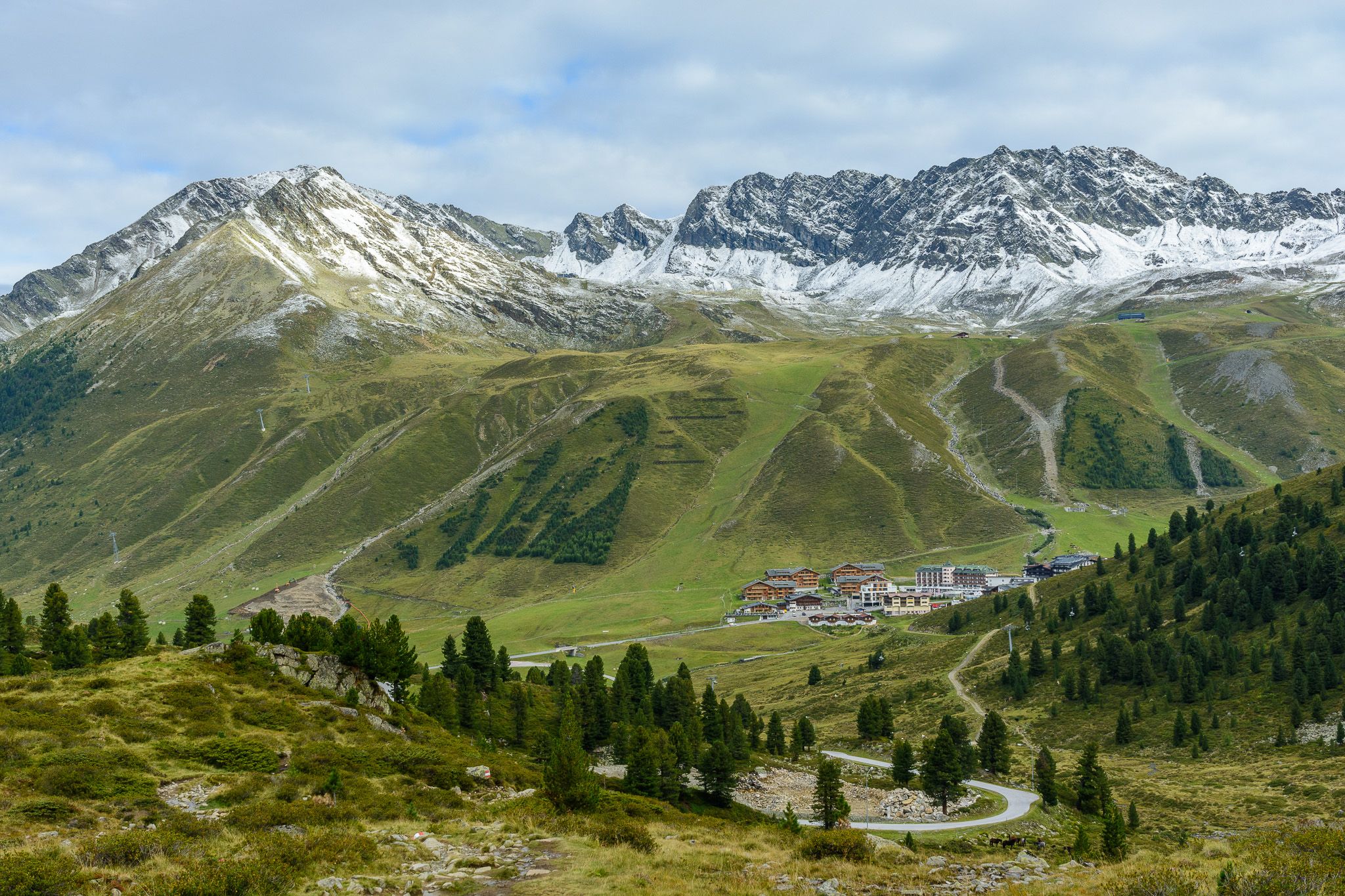 Kühtai from Finstertal, Austria