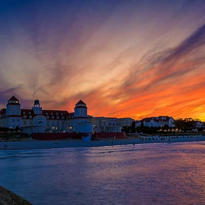 Kurhaus Binz from the pier, Germany