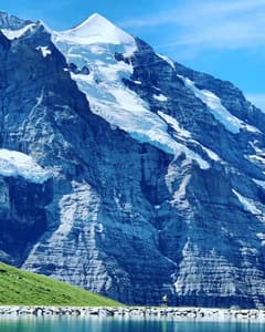 Lake and Mountains in Jungfrau