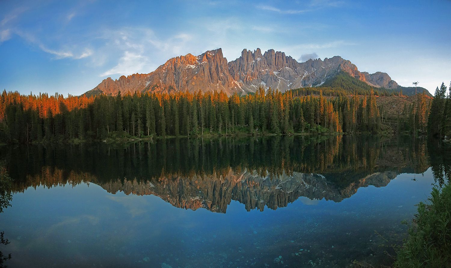 Lake Carezza, Dolomites, Italy