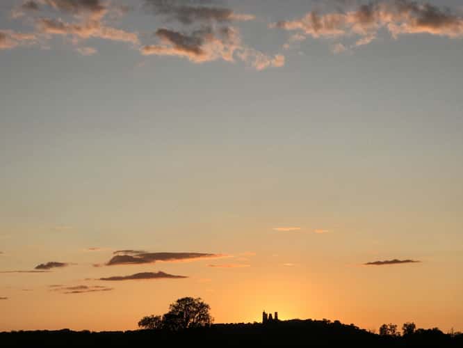 Laon sunset