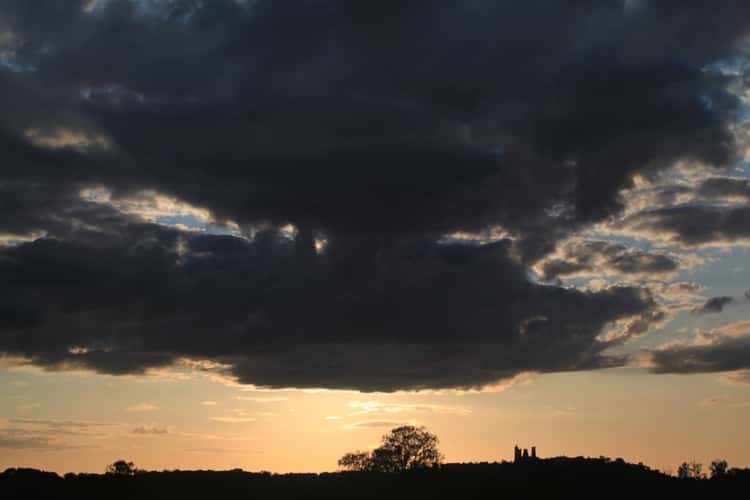 Laon sunset