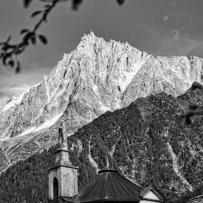 Les Houches- chapel, France