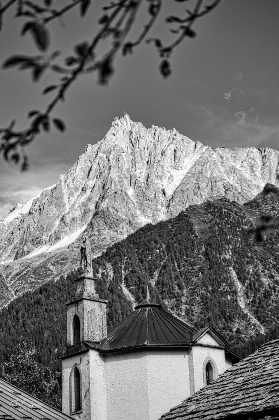 Les Houches- chapel, France