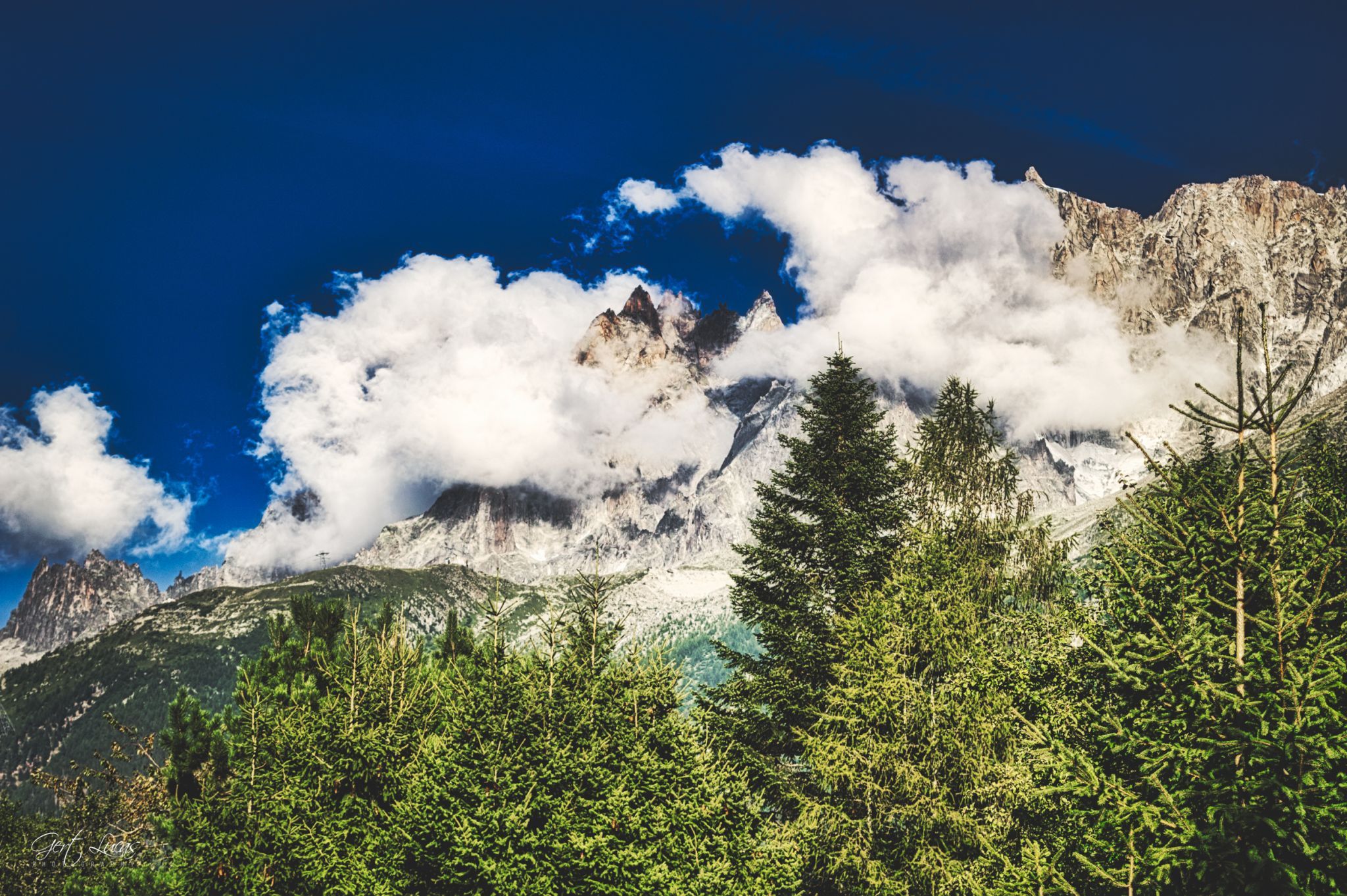 Les Houches- Massif de Mont Blanc, France
