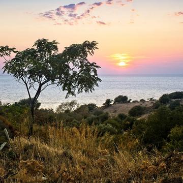 Looking west out towards sea (Samothraki), Greece
