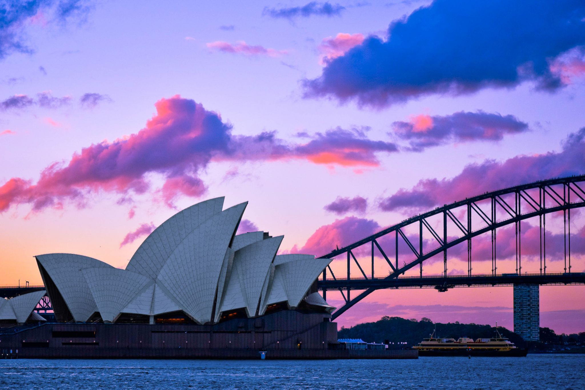 Sydney opera House and Harbour Bridge, Australia