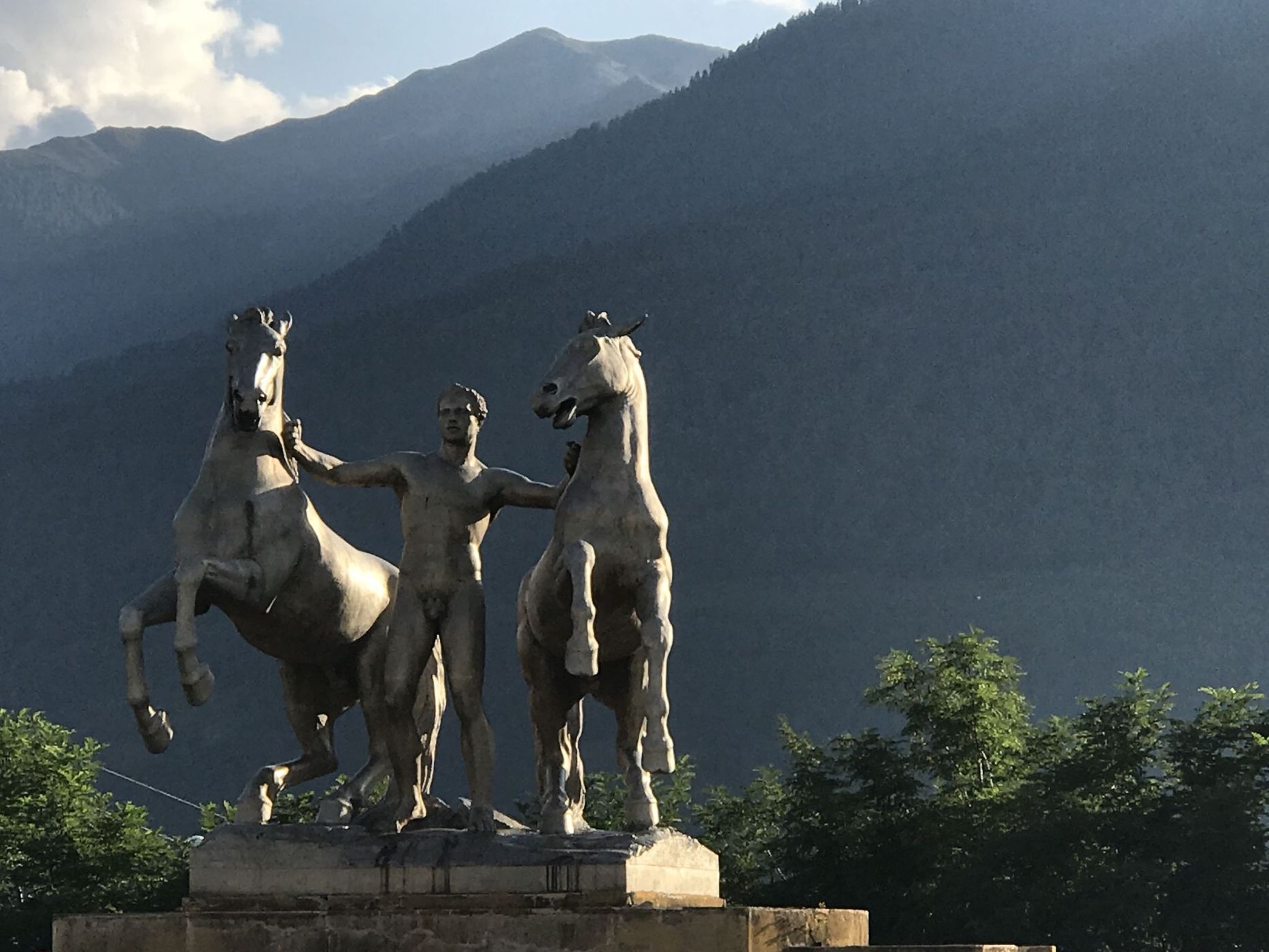 Monument and Castle Views, Italy