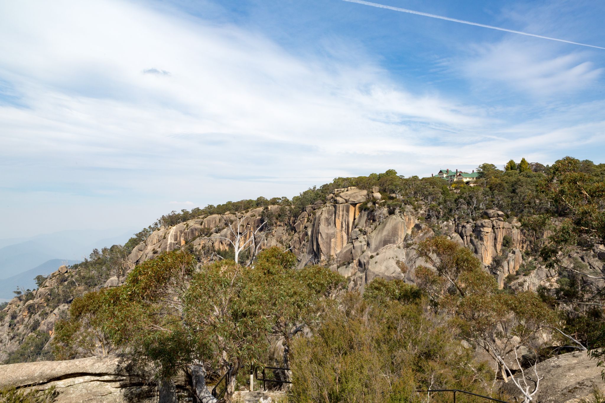 Mount Buffalo Chalet from across ravine, Australia