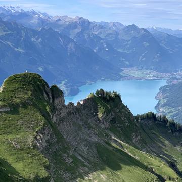 Mountains and lakes near Rothorn/Brienze, Switzerland