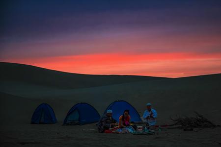 Night in the Taklamakan Desert