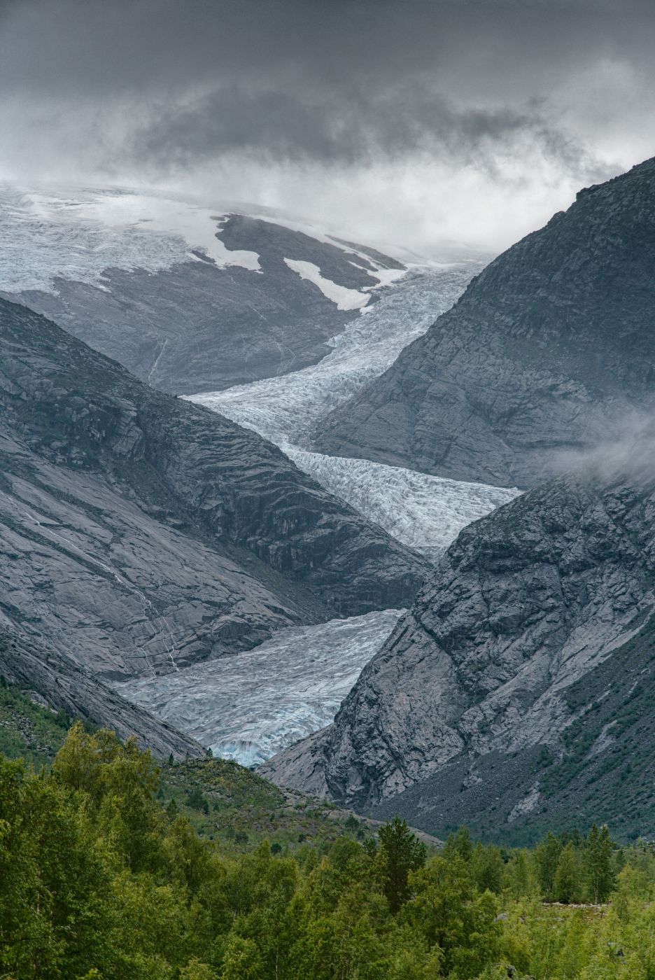 Nigardsbreen from Breheimsenteret, Norway