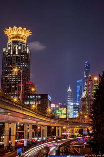 Night view of Shanghai Bunds