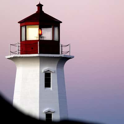 Lighthouse at Peggys Cove, Nova Scotia, Canada