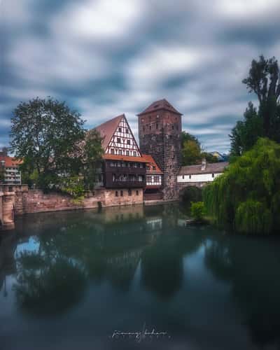 Old town and Henkersbrücke, Nuremberg