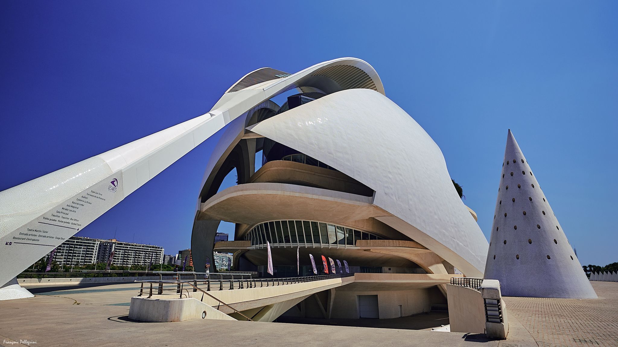 Palau de les Arts Reina Sofia, back view, Spain
