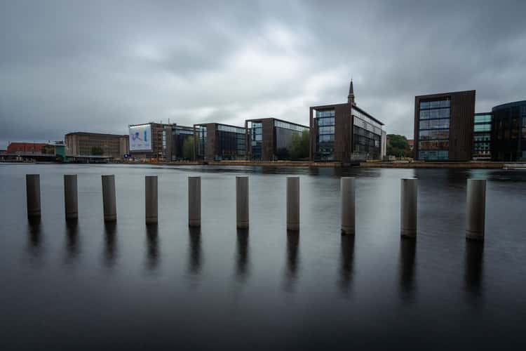 Pillars with Christianshavn