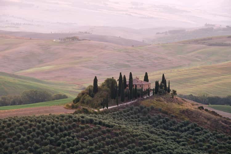 Podere Belvedere in the Val D'orcia Tuscany