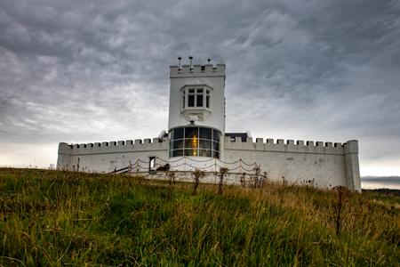 Point Lynas Lighthouse with light Wales