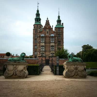 Rosenborg Castle front view, Copenhagen, Denmark