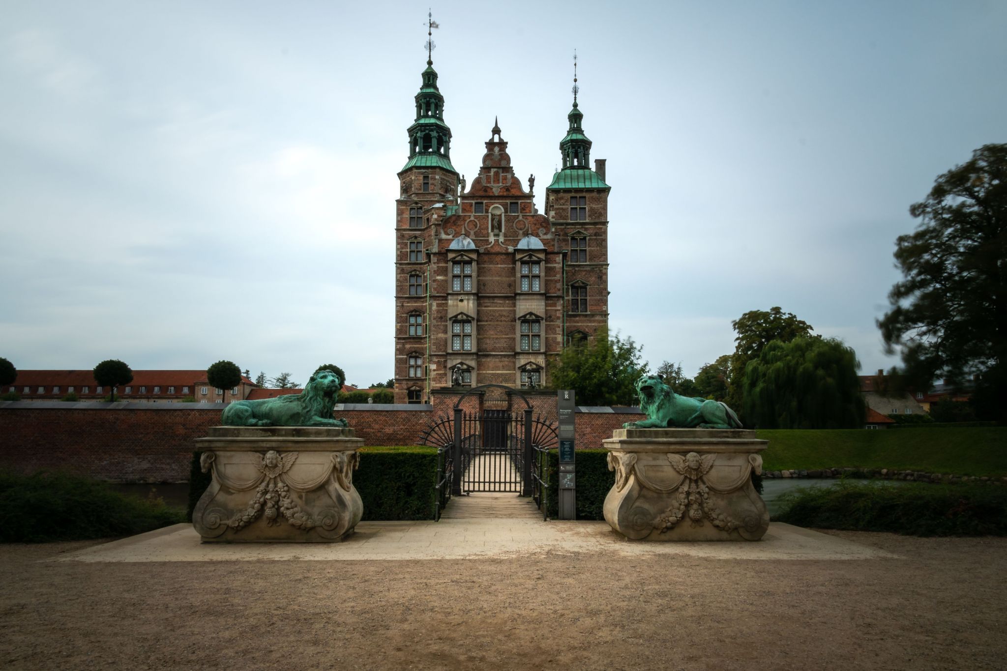 Rosenborg Castle front view, Copenhagen, Denmark