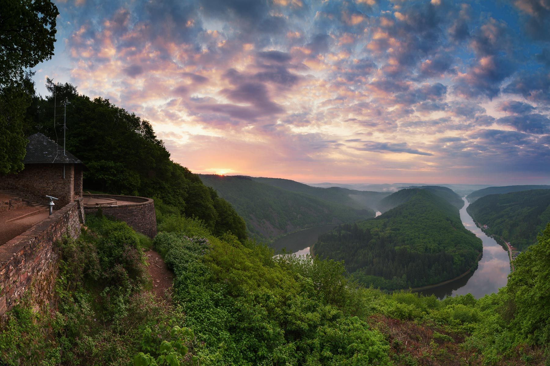 Saarschleife/Saar Loop, Mettlach, Germany