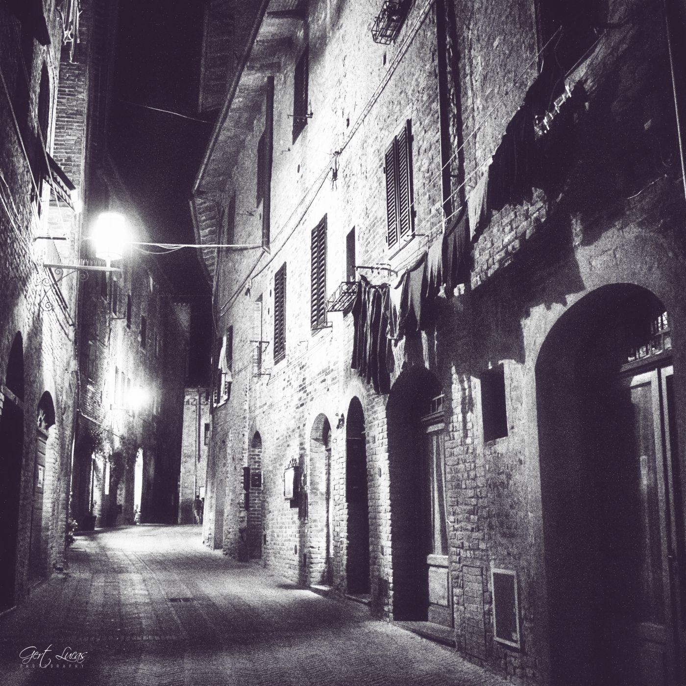 San Gimignano - abandoned street, Italy