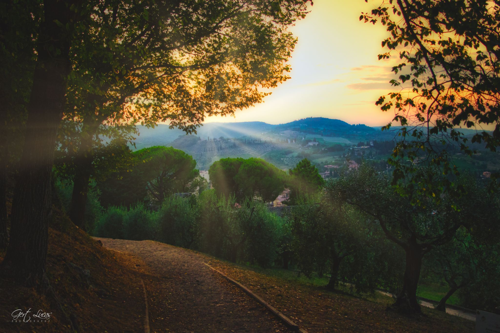 San Gimignano - Park della Rocca, Italy