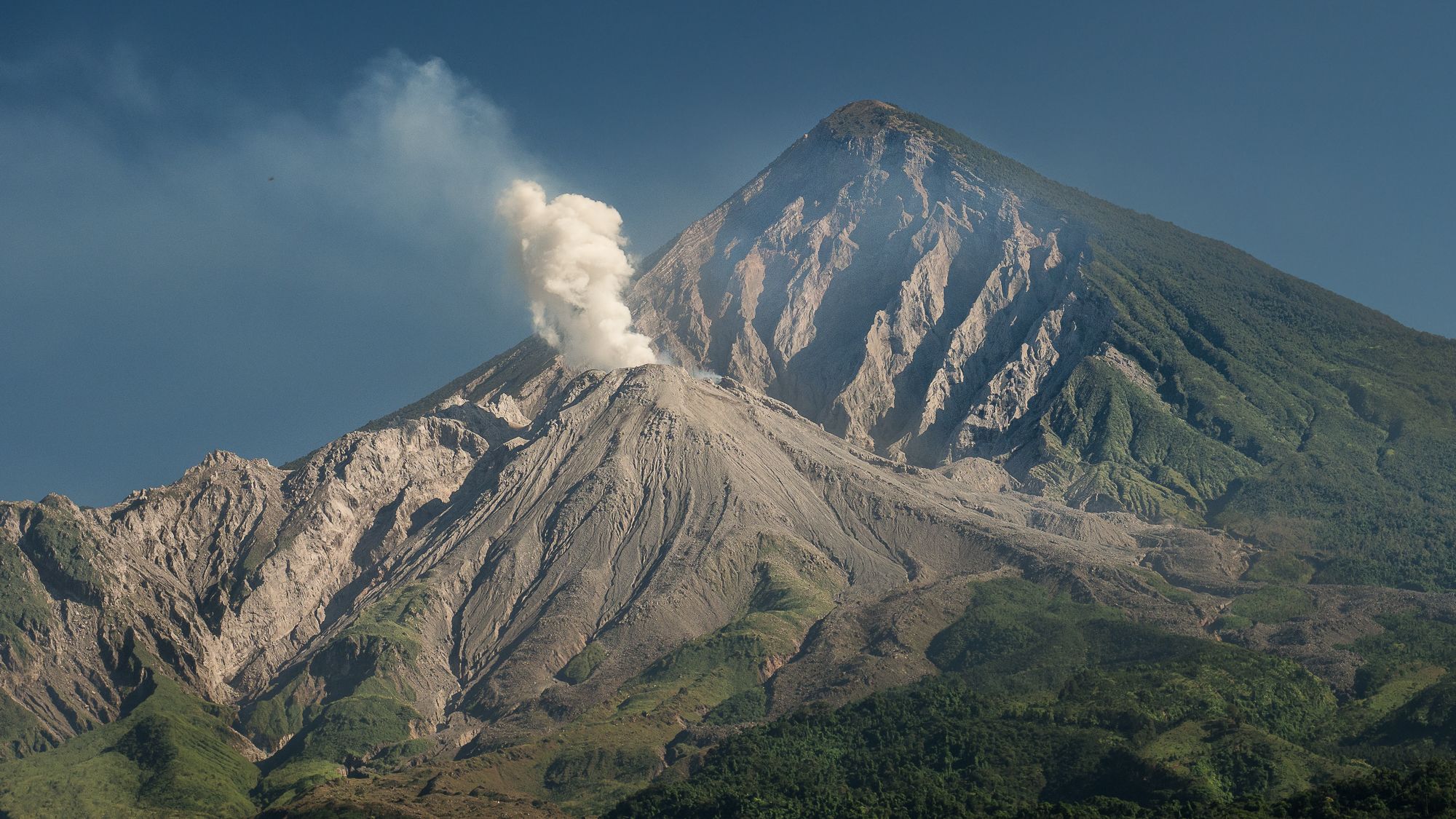 Santiaguito daytime, Guatemala