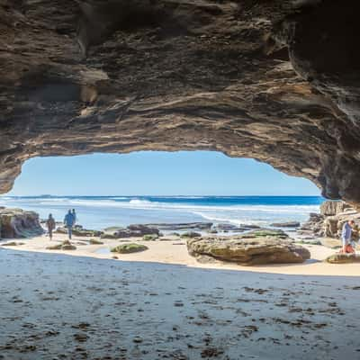 Sea Cave at Caves Beach, New Castle, Australia