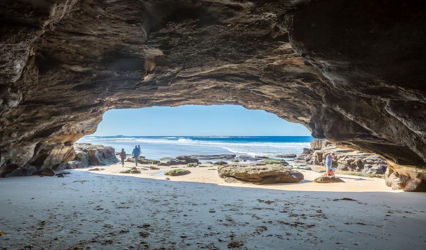 Sea Cave at Caves Beach, New Castle