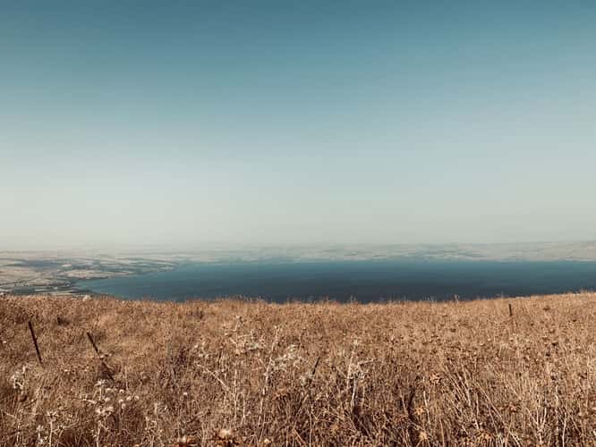Sea of Galilea, view from Mount Arbel