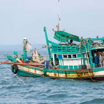 Sihanoukville Harbour, Cambodia